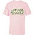 thumbnail image 1 of Star Wars Logo Christmas Collage Holiday Standard - Short Sleeve T-Shirt for Kids – Customized-Soft Pink, 1 of 5
