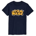 thumbnail image 1 of Star Wars - Logo Christmas Lights Men's Short Sleeve Graphic T-Shirt, 1 of 4