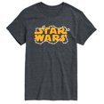 thumbnail image 1 of Star Wars - Logo Christmas Lights Men's Short Sleeve Graphic T-Shirt, 1 of 4
