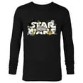 thumbnail image 1 of Star Wars Logo Classic Heroes Vehicles and Villains - Long Sleeve T-Shirt for Men - Customized-Black, 1 of 5
