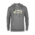 thumbnail image 1 of Star Wars Logo Classic Heroes Vehicles and Villains - Pullover Hoodie for Adults - Customized-Athletic Heather, 1 of 5