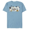 thumbnail image 1 of Star Wars Logo Classic Heroes Vehicles and Villains - Short Sleeve Blended T-Shirt for Adults - Customized-Ocean Blue, 1 of 5