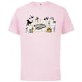 thumbnail image 1 of Star Wars Logo Classic Heroes Vehicles and Villains - Short Sleeve Cotton T-Shirt for Adults - Customized-Soft Pink, 1 of 5