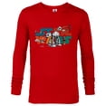 thumbnail image 1 of Star Wars Logo Cute Galactic Battles - Long Sleeve T-Shirt for Men - Customized-New Red, 1 of 5