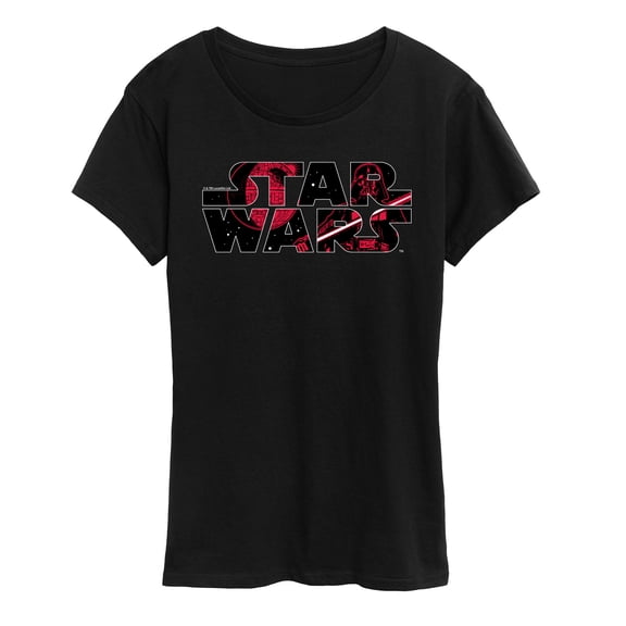 Star Wars - Logo Darth Vader Women's Short Sleeve Graphic T-Shirt