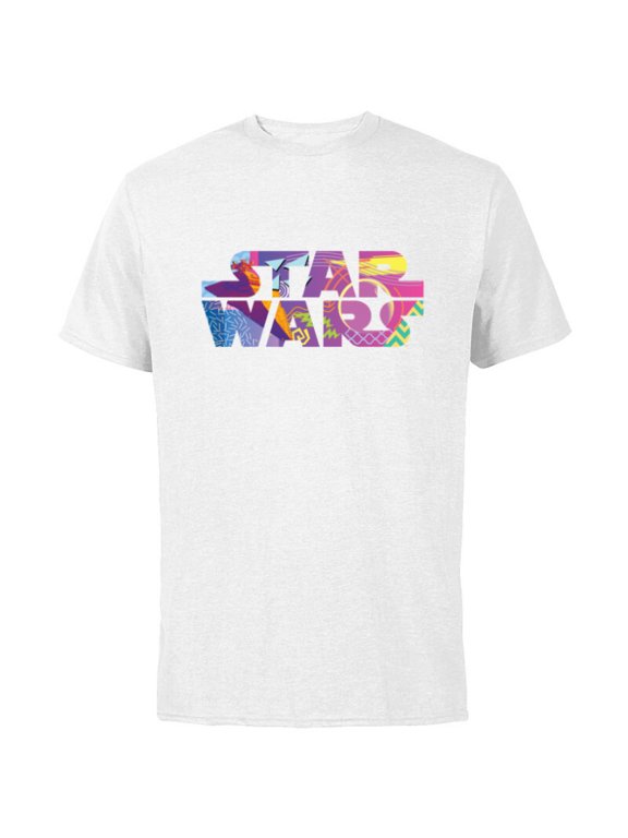 Logo Fashion Style Retro ’90s Star Destroyer - Short Sleeve Cotton T-Shirt for Adults - Customized-White