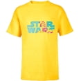 thumbnail image 1 of Star Wars Logo Fashion Style Summer C-3PO - Short Sleeve T-Shirt for Kids - Customized-Yellow, 1 of 5