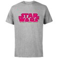 thumbnail image 1 of Star Wars Logo Fashion Style Summer Watermelon Pattern - Short Sleeve Cotton T-Shirt for Adults - Customized-Athletic Heather, 1 of 5