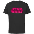 thumbnail image 1 of Star Wars Logo Fashion Style Summer Watermelon Pattern - Short Sleeve Cotton T-Shirt for Adults - Customized-Black, 1 of 5