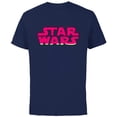 thumbnail image 1 of Star Wars Logo Fashion Style Summer Watermelon Pattern - Short Sleeve Cotton T-Shirt for Adults - Customized-Navy, 1 of 5