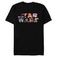 thumbnail image 1 of Star Wars Logo Female Heroes - Short Sleeve Blended T-Shirt for Adults - Customized-Black, 1 of 5