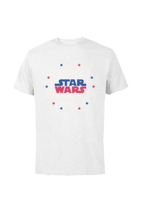 Logo Fireworks Logo July 4th - Short Sleeve Cotton T-Shirt for Adults - Customized-White