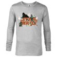 thumbnail image 1 of Star Wars Logo Grogu Darth Vader R2-D2 C-3PO Fall Halloween - Long Sleeve T-Shirt for Men - Customized-Athletic Heather, 1 of 5