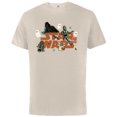 thumbnail image 1 of Star Wars Logo Grogu Darth Vader R2-D2 C-3PO Fall Halloween - Short Sleeve Cotton T-Shirt for Adults - Customized-Putty, 1 of 5