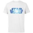 thumbnail image 1 of Star Wars Logo Jump to Lightspeed - Short Sleeve Cotton T-Shirt for Adults - Customized-White, 1 of 5