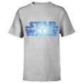 thumbnail image 1 of Star Wars Logo Jump to Lightspeed - Short Sleeve T-Shirt for Kids - Customized-Athletic Heather, 1 of 5