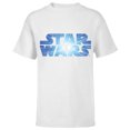 thumbnail image 1 of Star Wars Logo Jump to Lightspeed - Short Sleeve T-Shirt for Kids - Customized-White, 1 of 5