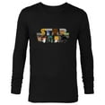 thumbnail image 1 of Star Wars Logo Kawaii Multi-Character - Long Sleeve T-Shirt for Men -Customized-Black, 1 of 5