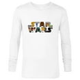 thumbnail image 1 of Star Wars Logo Kawaii Multi-Character - Long Sleeve T-Shirt for Men -Customized-White, 1 of 5