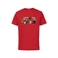 thumbnail image 1 of Star Wars Logo Kawaii Multi-Character - Short Sleeve Cotton T-Shirt for Adults -Customized-Red, 1 of 4