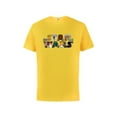 thumbnail image 1 of Star Wars Logo Kawaii Multi-Character - Short Sleeve Cotton T-Shirt for Adults -Customized-Sunflower, 1 of 4