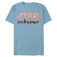 thumbnail image 1 of Star Wars Logo Luke Skywalker Tatooine - Short Sleeve Blended T-Shirt for Adults - Customized-Ocean Blue, 1 of 5