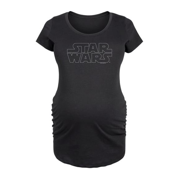 Star Wars - Logo Outline - Maternity Scoop Neck Tee