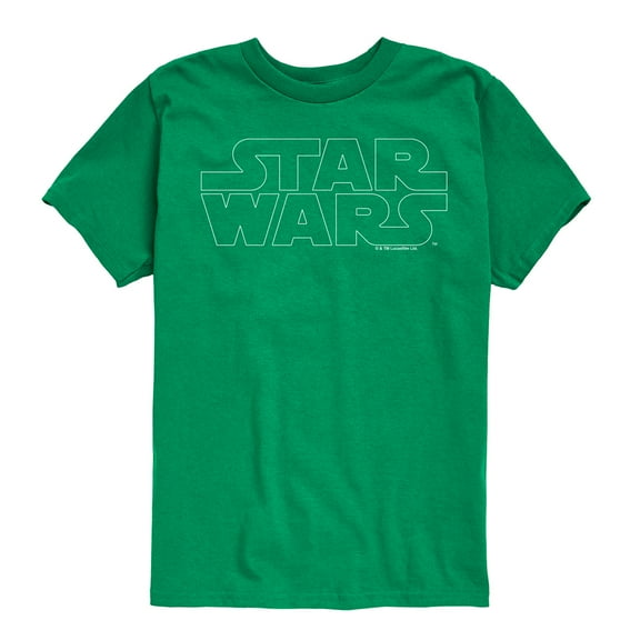 Star Wars - Logo Outline - Toddler And Youth Short Sleeve Tee