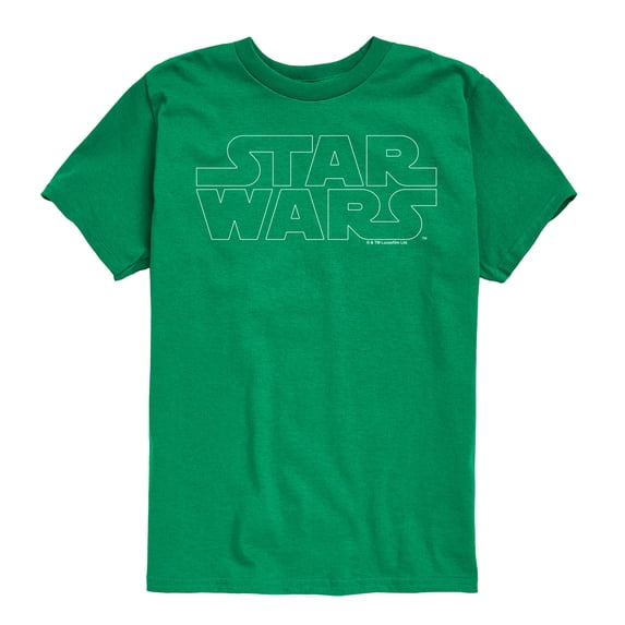 Star Wars - Logo Outline - Toddler And Youth Short Sleeve Tee