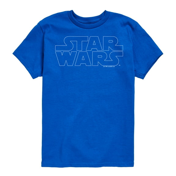 Star Wars - Logo Outline - Toddler And Youth Short Sleeve Tee