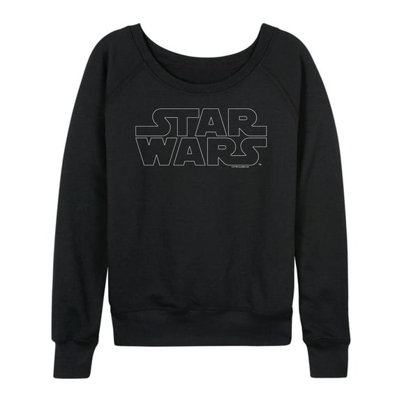 Star Wars - Logo Outline - Women's French Terry Pullover Sweatshirt