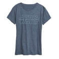 thumbnail image 1 of Star Wars - Logo Outline - Women's Short Sleeve Classic Fit Tee, 1 of 5