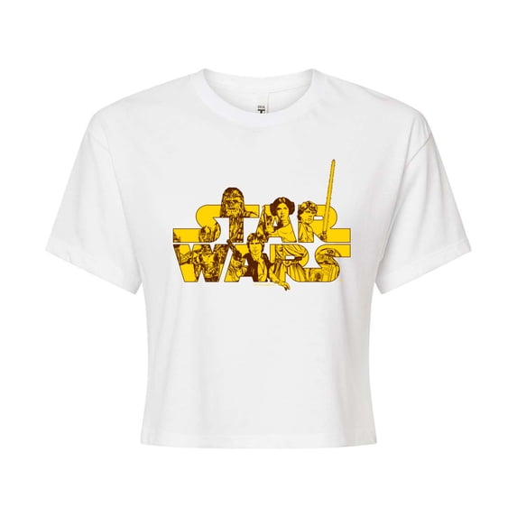 Star Wars - Logo Rebels - Juniors Cropped Tee