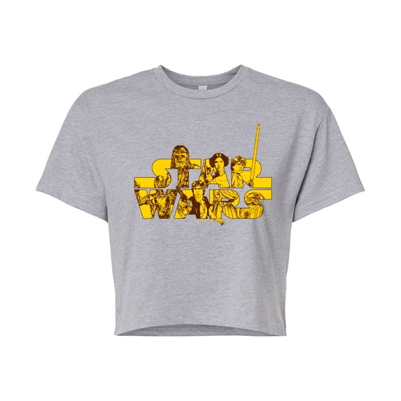 Star Wars - Logo Rebels - Juniors Cropped Tee