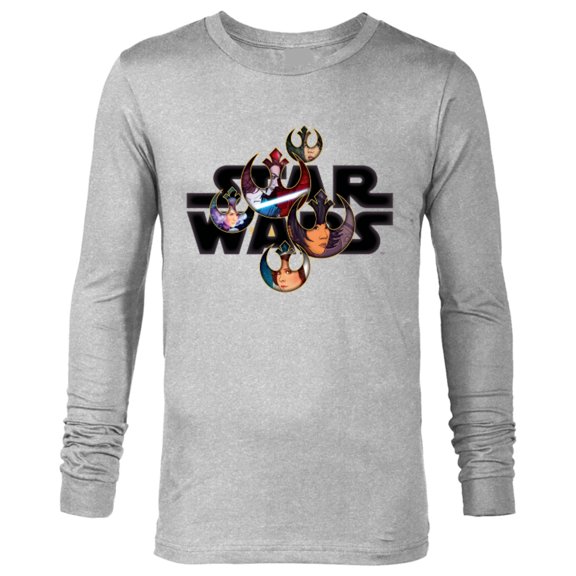 Star Wars Logo Resistance Warriors - Long Sleeve T-Shirt for Men - Customized-Athletic Heather