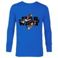 thumbnail image 1 of Star Wars Logo Resistance Warriors - Long Sleeve T-Shirt for Men - Customized-Navy, 1 of 5