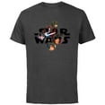 thumbnail image 1 of Star Wars Logo Resistance Warriors - Short Sleeve Cotton T-Shirt for Adults - Customized-Charcoal, 1 of 5