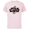 thumbnail image 1 of Star Wars Logo Resistance Warriors - Short Sleeve Cotton T-Shirt for Adults - Customized-Soft Pink, 1 of 5
