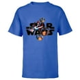 thumbnail image 1 of Star Wars Logo Resistance Warriors - Short Sleeve T-Shirt for Kids - Customized-Royal, 1 of 5