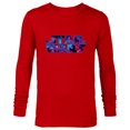 thumbnail image 1 of Star Wars Logo Retro 90s Twinkling Stars - Long Sleeve T-Shirt for Men -Customized-New Red, 1 of 5