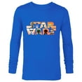 thumbnail image 1 of Star Wars Logo The Mandalorian Kawaii Characters Standard - Long Sleeve T-Shirt for Men – Customized-Royal, 1 of 5