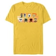 thumbnail image 1 of Star Wars Logo The Mandalorian Kawaii Characters Standard - Short Sleeve Blended T-Shirt for Adults – Customized-Yellow, 1 of 5