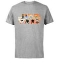 thumbnail image 1 of Star Wars Logo The Mandalorian Kawaii Characters Standard - Short Sleeve Cotton T-Shirt for Adults - Customized-Athletic Heather, 1 of 5