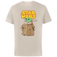 thumbnail image 1 of Star Wars Logo The Mandalorian The Child Cute Comic - Short Sleeve Cotton T-Shirt for Adults - Customized-Natural, 1 of 5