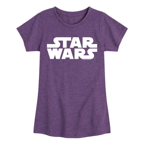 Star Wars - Logo - Toddler And Youth Girls Fitted Short Sleeve Tee