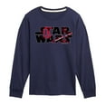 thumbnail image 1 of Star Wars - Logo Darth Vader - Toddler And Youth Long Sleeve Tee, 1 of 4