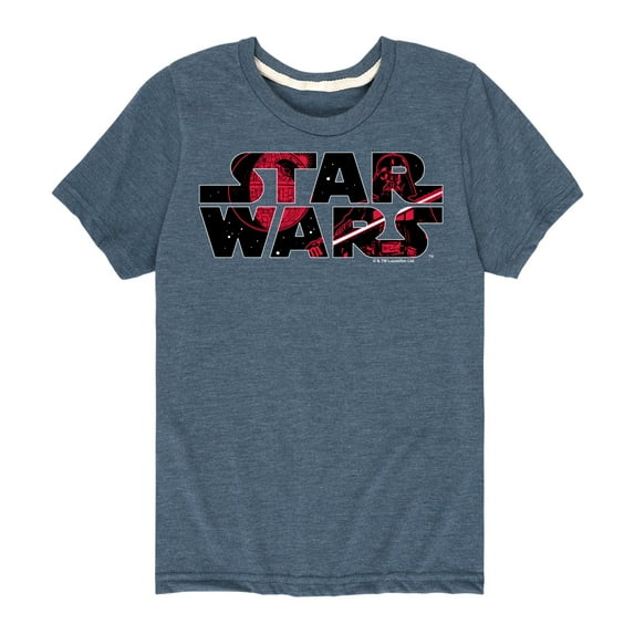 Star Wars - Logo Darth Vader - Toddler And Youth Short Sleeve Tee