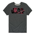 thumbnail image 1 of Star Wars - Logo Darth Vader - Toddler And Youth Short Sleeve Tee, 1 of 5
