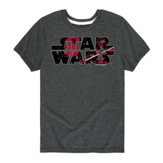 Star Wars - Logo Darth Vader - Toddler And Youth Short Sleeve Tee