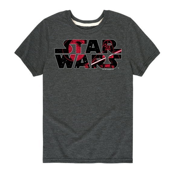 Star Wars - Logo Darth Vader - Toddler And Youth Short Sleeve Tee